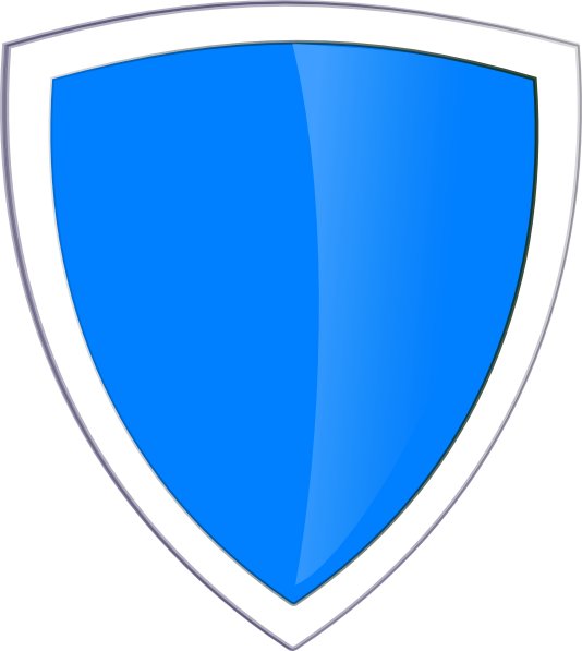 Blue Shield Clip Art Png - Shield Vector Blue Png (534x597)