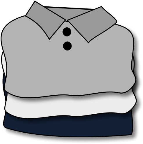 Folded Clothes - Free Clipart - Bcdownload - - Folded Clothes Clipart (632x800)