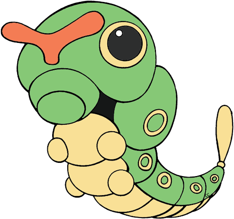 Pikachu, Pichu Caterpie Raichu Raichu Meowth Persian - Pokemon Caterpie (486x455)
