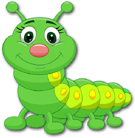 Cute Caterpillar Insect Images For Your Own Personal - Caterpillar Cartoon (500x500)