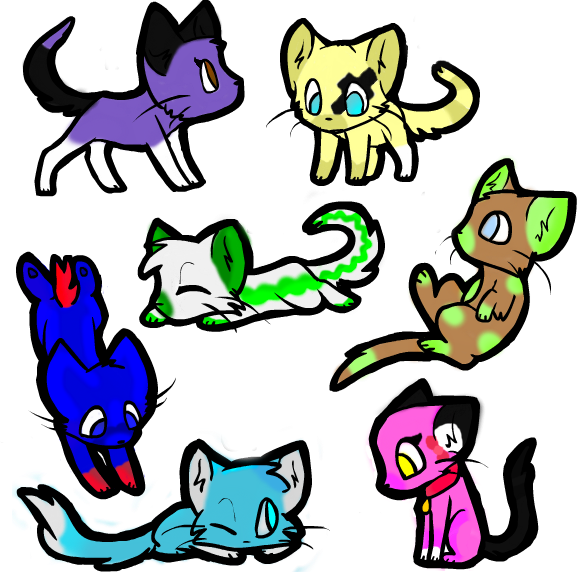 Minecraft Mystreet L Aphmau Cats L By Jeshbruh On Deviantart - Bts As Cats (577x572)