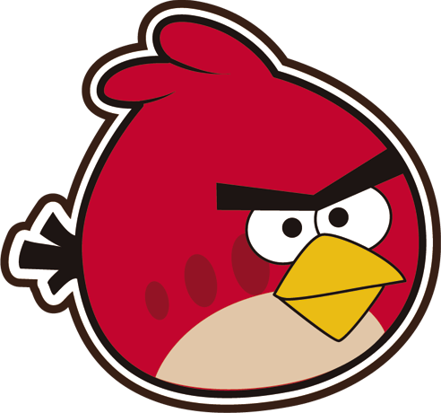 Clipart Angry Bird Birds Cliparts Free Download Clip - Angry Birds Big Red (492x460)