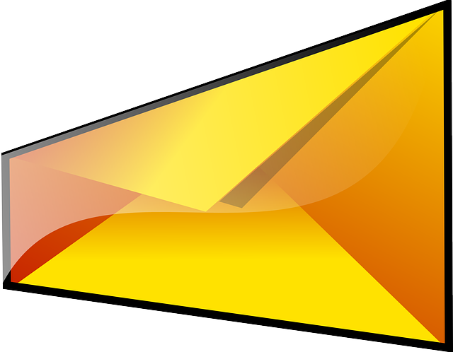 Free Vector Yellow Envelope Clip Art - Yellow Envelope (1280x996)