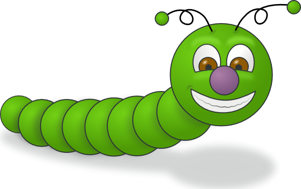 Clipart Info - Worm Clipart (600x376)