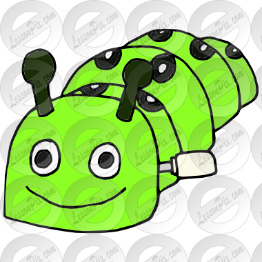 Wind Up Toy Caterpillar Picture - Clip Art (380x380)