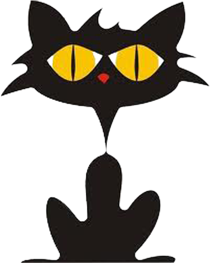 Black Cat Kitten Dog Clip Art - Clip Art (512x512)