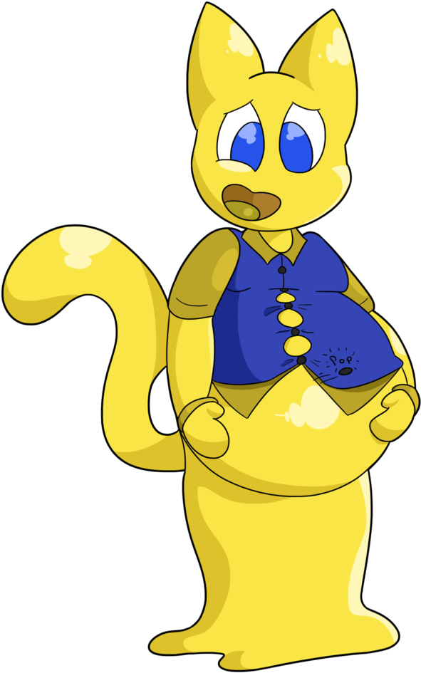 Fat Slime Cat By Chubbyriolu - Art (816x979)