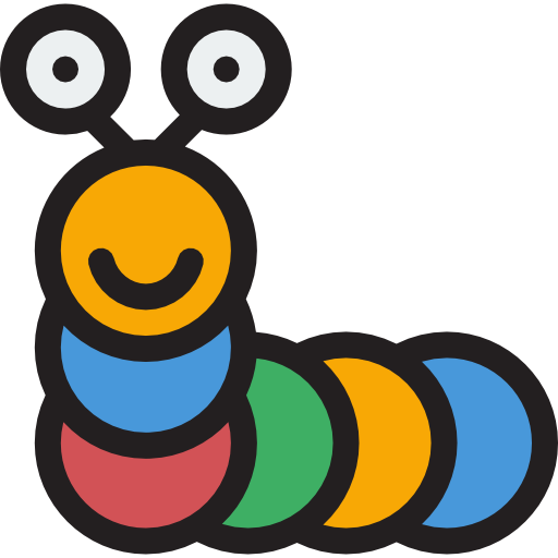 Caterpillar Free Icon - Caterpillar Svg (512x512)