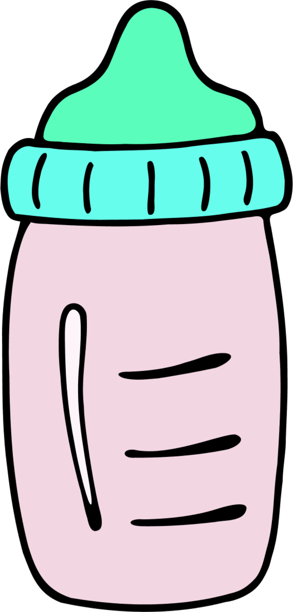Free Cat Template, Download Free Clip Art, Free Clip - Baby Bottle Clip Art (600x1251)