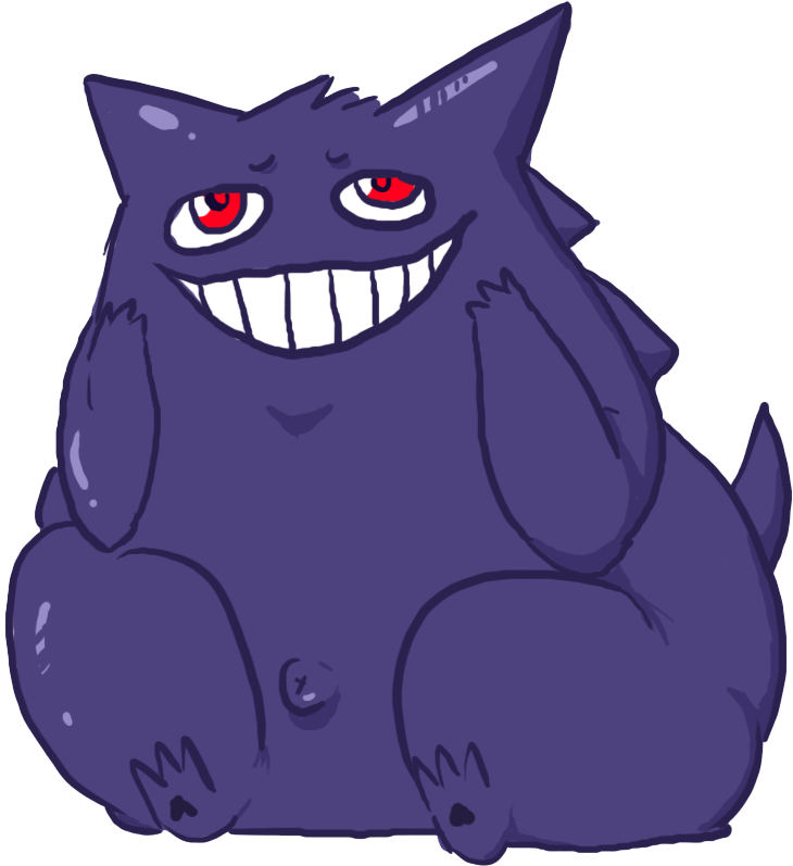 Gengar By Machetesaga - Drawing (730x797)