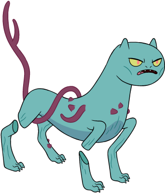 Demon Cat - Cat From Adventure Time (347x417)
