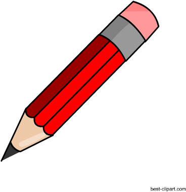 Red Pencil With Pink Eraser, Free Png Clip Art Image - Eraser (450x450)
