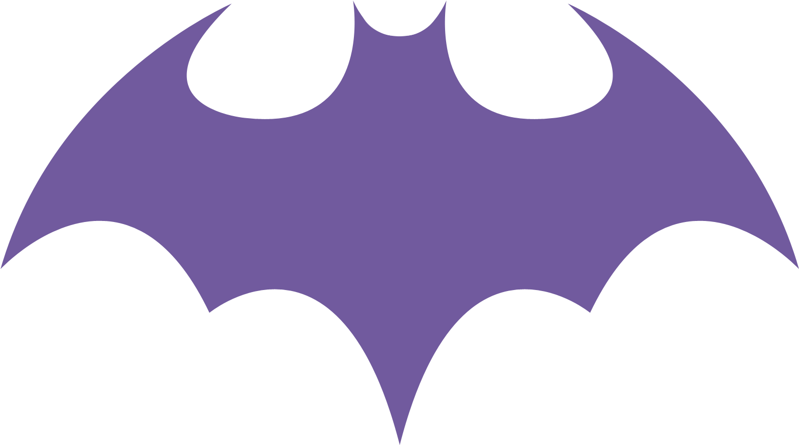 Glamorous Batgirl Clip Art Medium Size - Batgirl Logo (1600x1044)