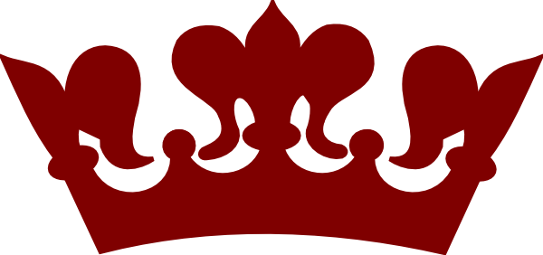 Crown Clipart Black And White (600x282)