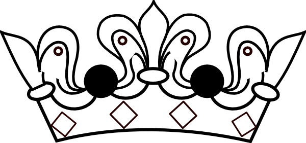 White Crown Clip Art - White Crown Clip Art (600x282)