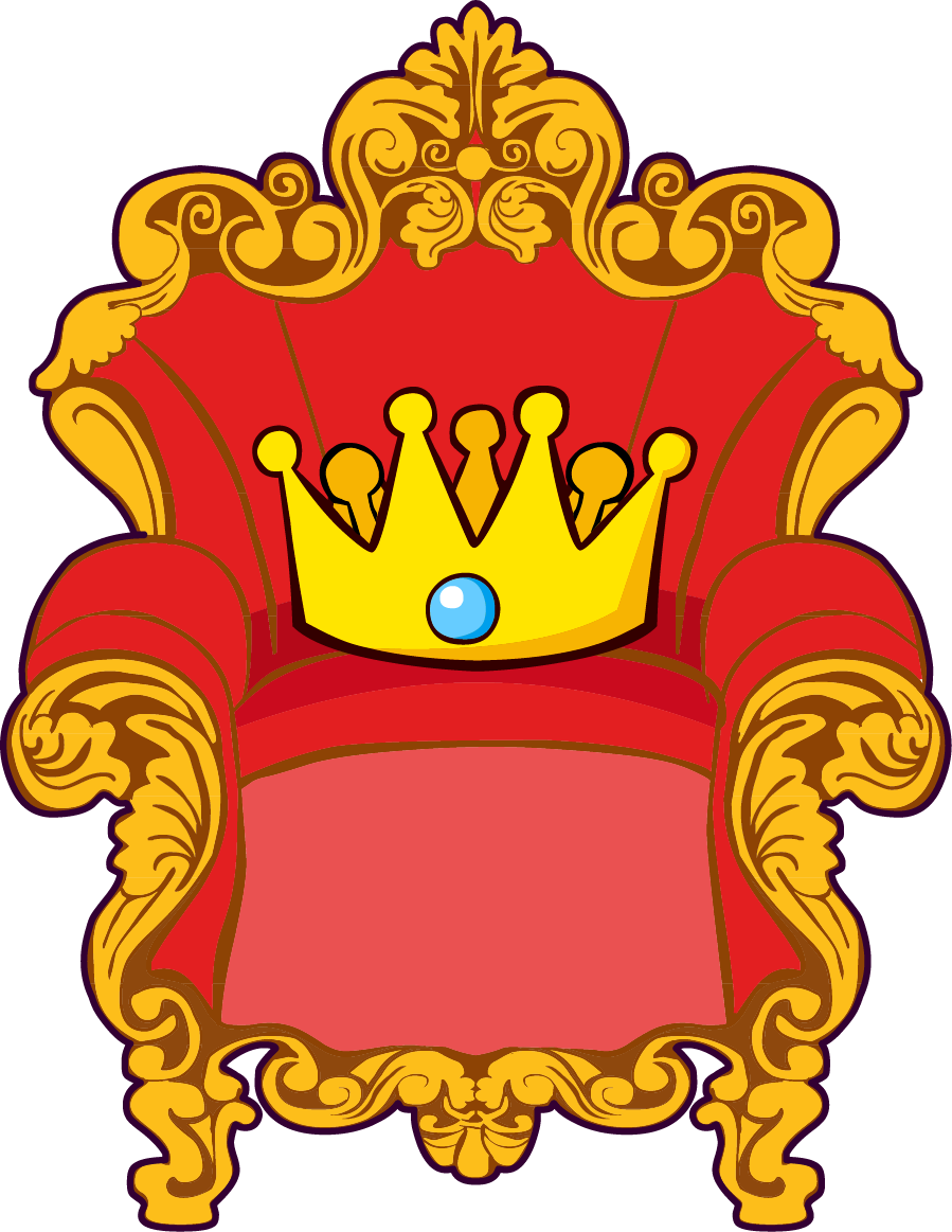 Visual Arts Throne Cartoon Clip Art - Cartoon Crown And Throne.