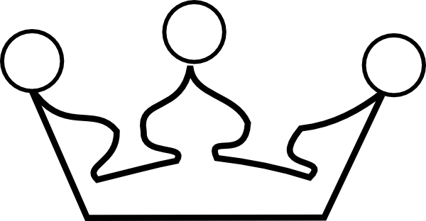 Crown Clip Art Outline Png - Crown Clip Art Outline Png (600x312)