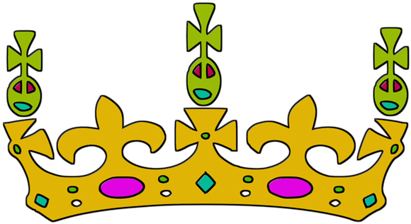 Crown, King Crown, King, Gold, Symbol - Gambar Mahkota Ratu Dan Raja Dari Kertas (684x340)