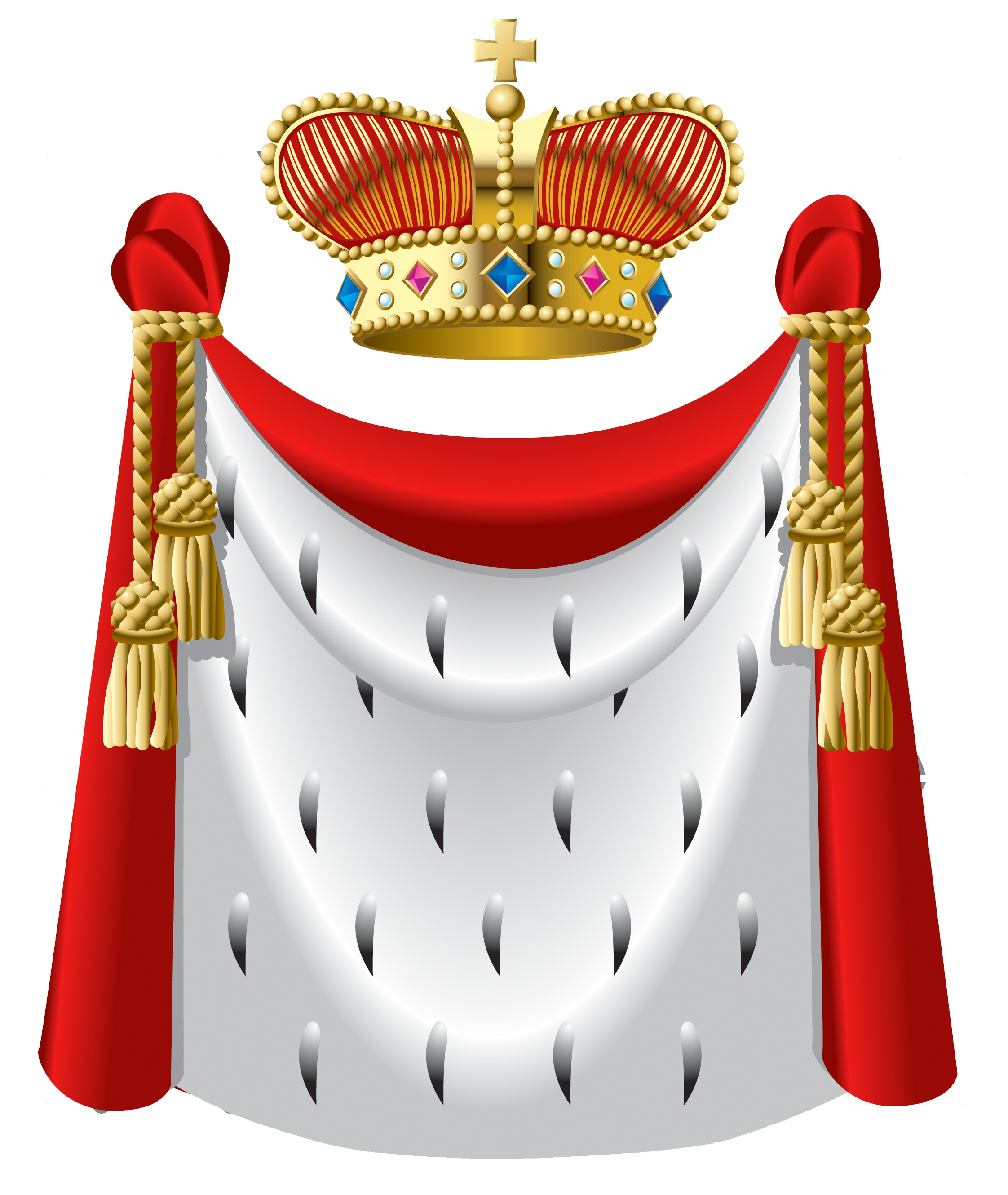 King Crown Cliparts - Crown And Cape (2244x2659)