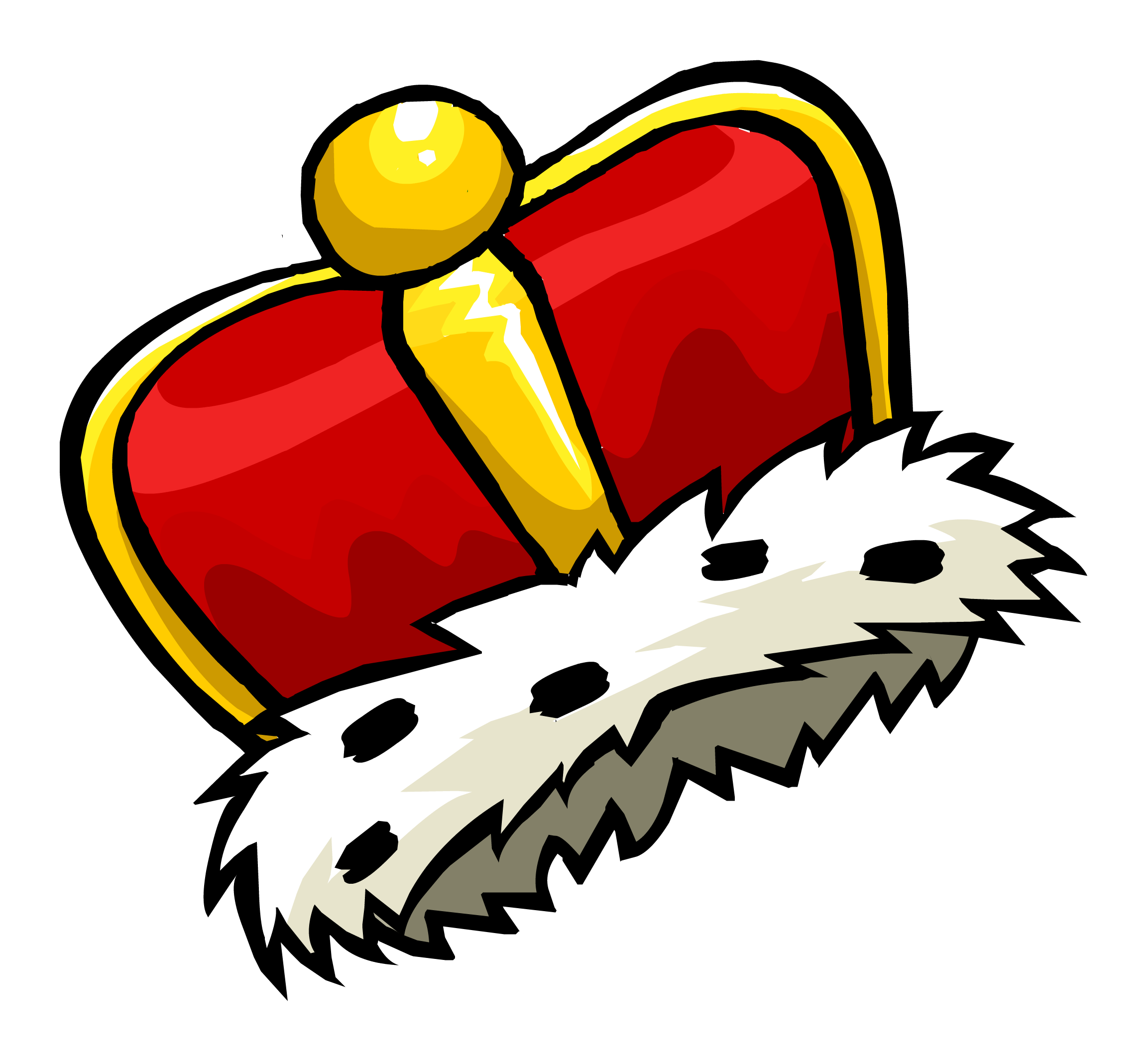 Crown Clipart Tilted - Corona Club Penguin (2304x2131)