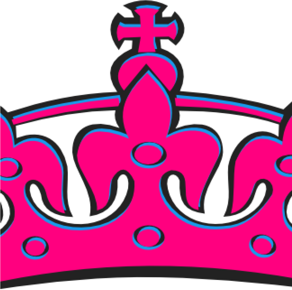 Tiara Clip Art Pink Tilted Tiara Clip Art At Clker - Blue Tiara Clip Art (1024x1024)
