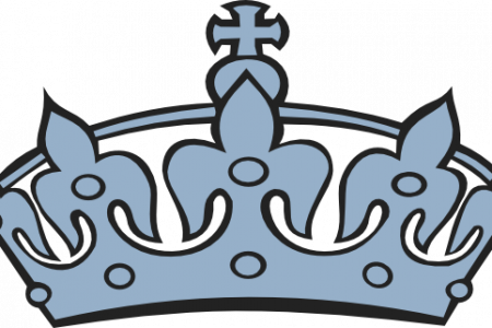 Crown Clipart Light Blue - Animated Pictures Of A Crown (450x300)