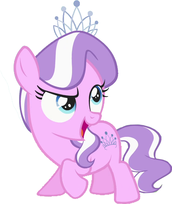 Diamond Tiara Smile Vector By Kawaiinikki On Clipart - Mlp Diamond Tiara Vector (751x841)