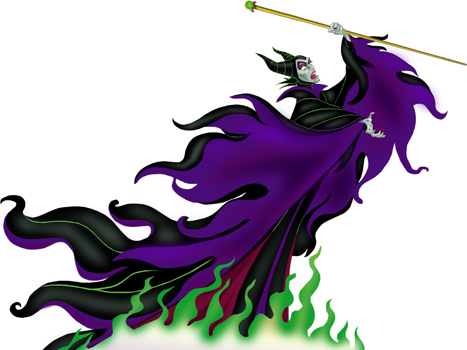 Maleficent Clipart - Maleficent Clipart (1600x1188)