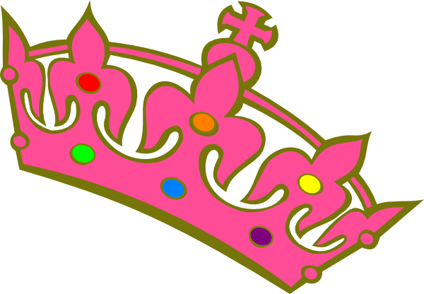 Pink Tiara Pride Clip Art At Clker Com Vector Clip - 13 Clipart (600x416)
