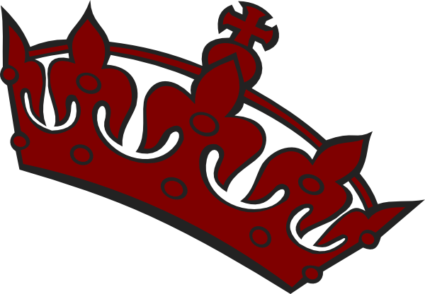 Pink Tilted Tiara Clip Art At Clker - Tiara Clip Art Png (600x416)