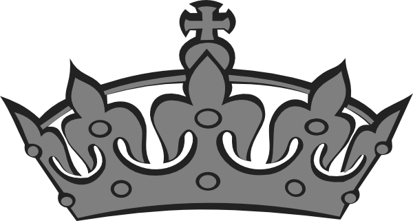 How To Set Use Grey Crown Svg Vector - Grey Crown Png (600x321)