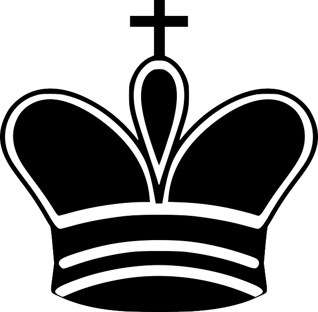 Tile Black, Symbol, King, Queen, White, Cartoon, Chess, - Black King Chess Png (640x629)