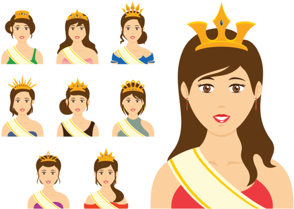 Pageant Queen Vector - Beauty Pageant (700x490)