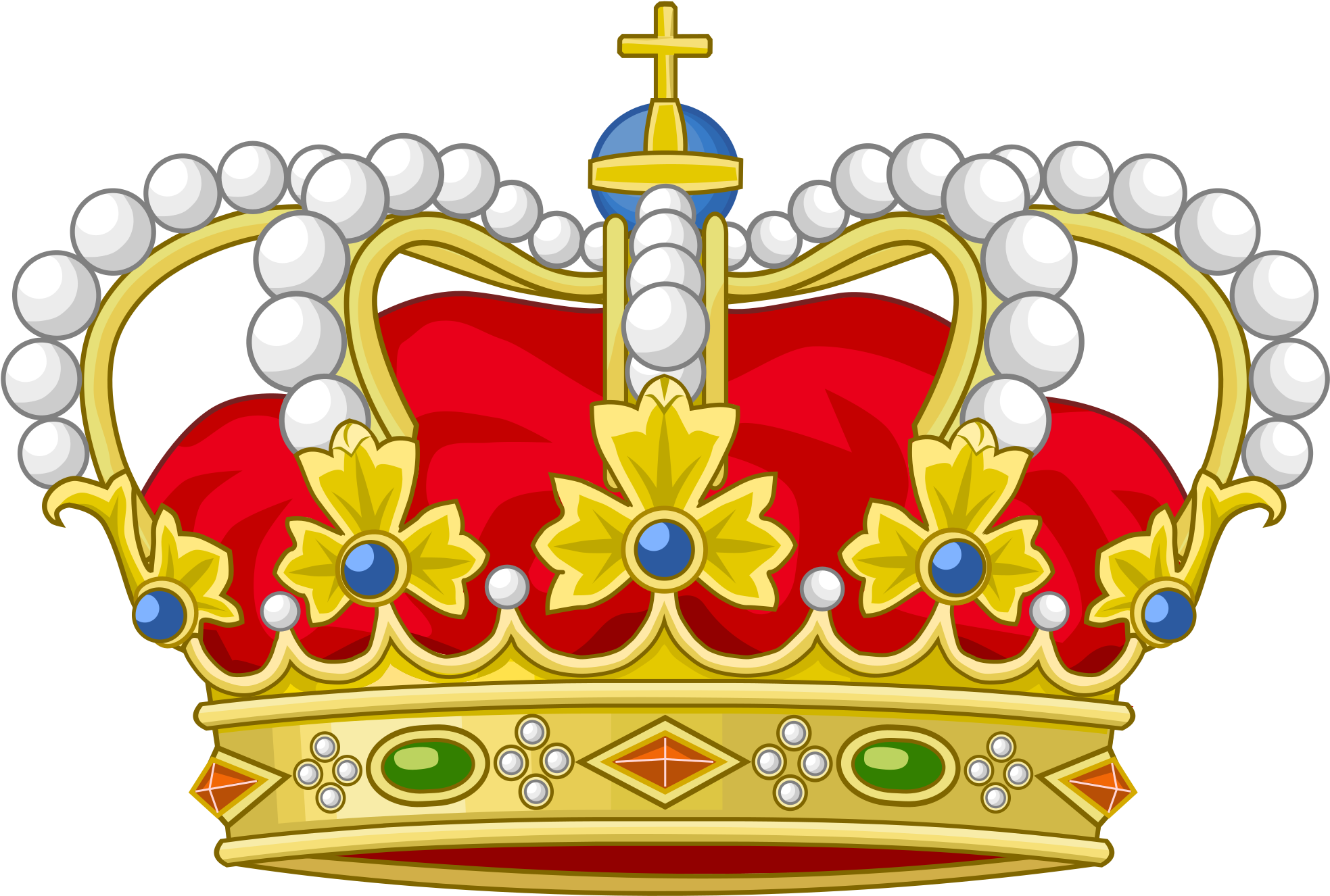 Heraldic Royal Crown Of Spain - Spanish Crown Png (2000x1358)