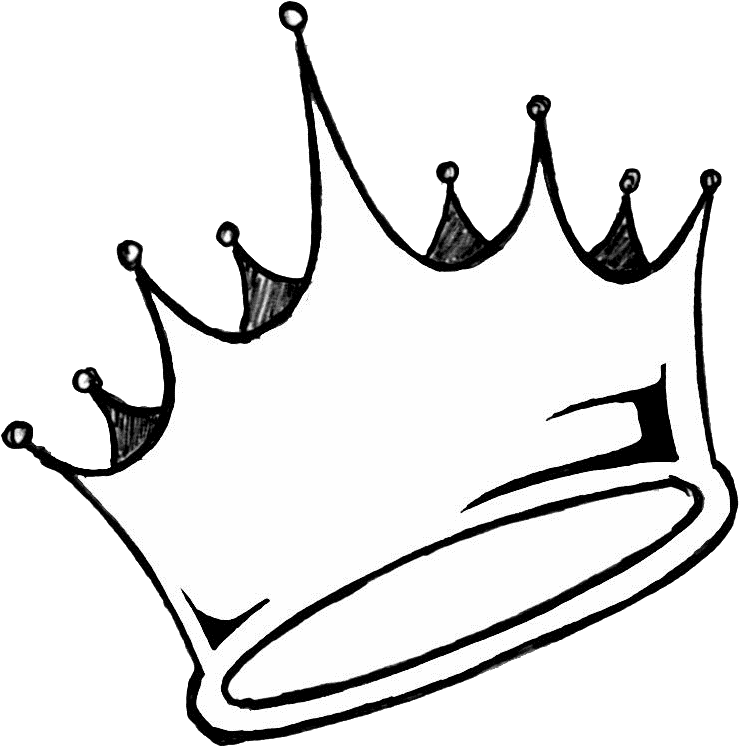 Drawn Crown Transparent Tumblr - Crown Drawing (988x888)
