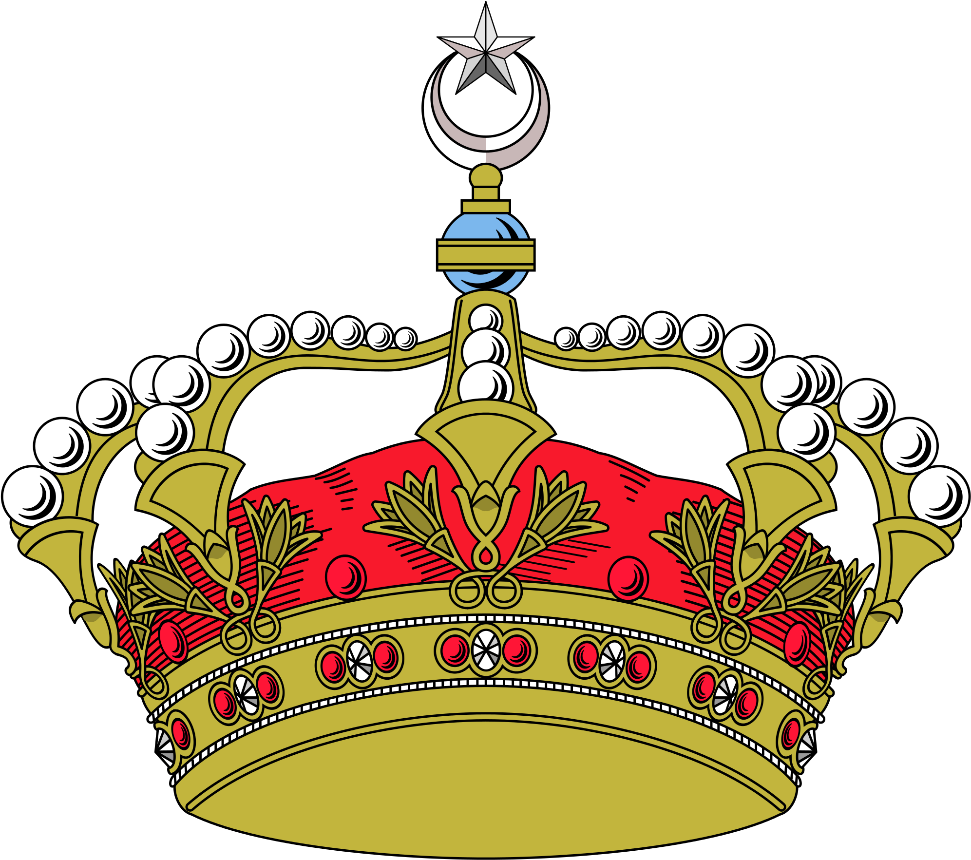 Royal Crown Of Egypt - Royal Crown (2000x1771)