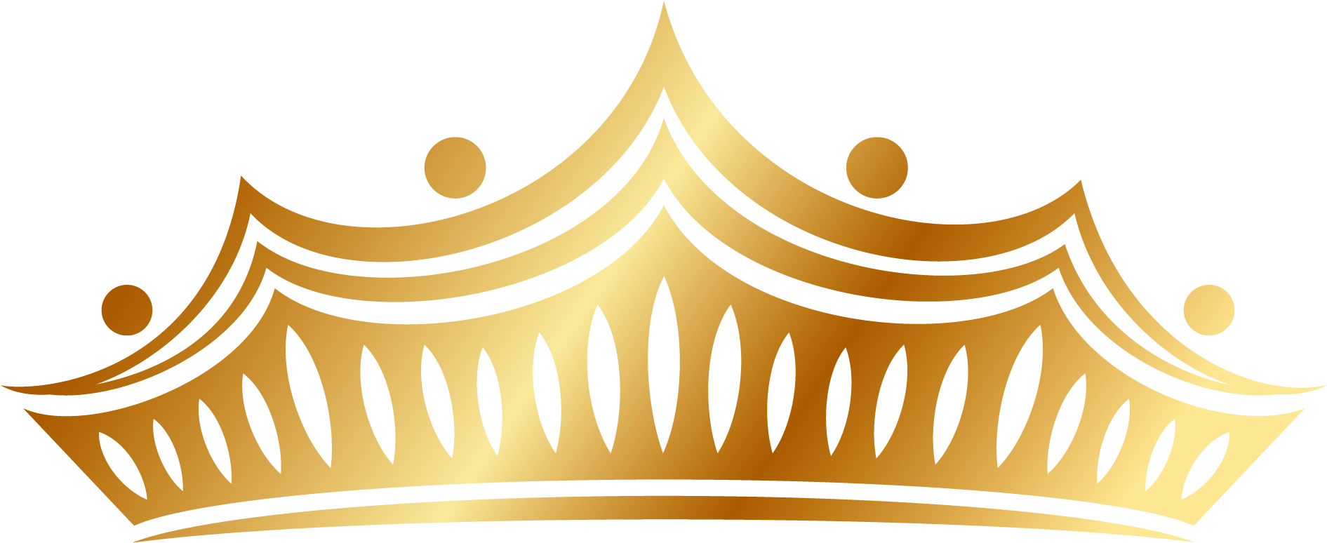 Clash Royale Icon - Golden Crown Vector Png (2126x2126)