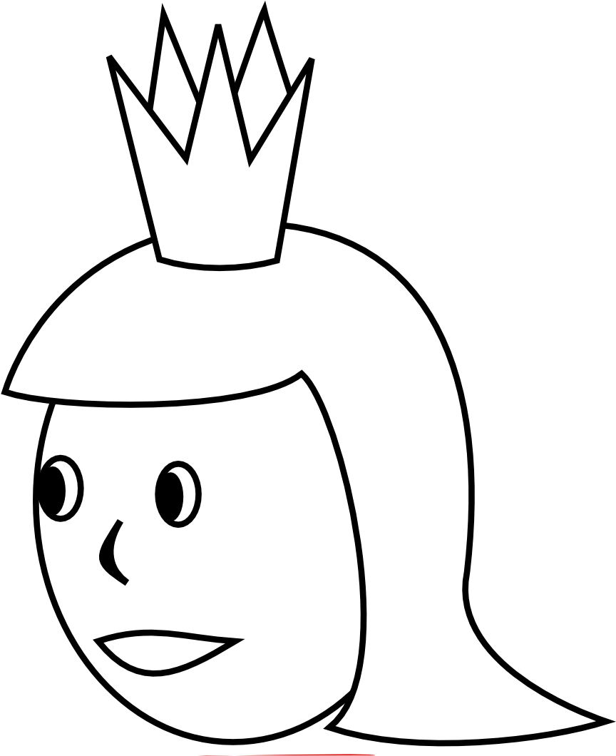 Princess, Head, Woman, Girl, Crown, Coronet - Queen Clipart (999x1141)