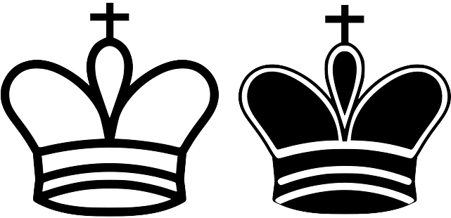 Piece King, Queen, Recreation, Chess, Toy, Game, Play, - Chess Pieces Clip Art (640x320)