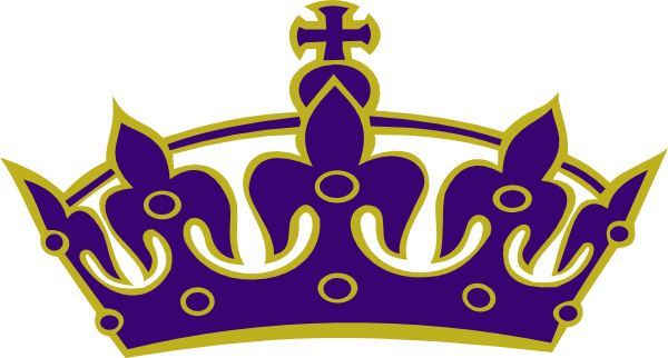 Purple Princess Pageant Clip Art - Princess Crown Clipart Transparent (600x322)