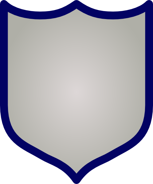 Blue And Silver Shield (498x598)