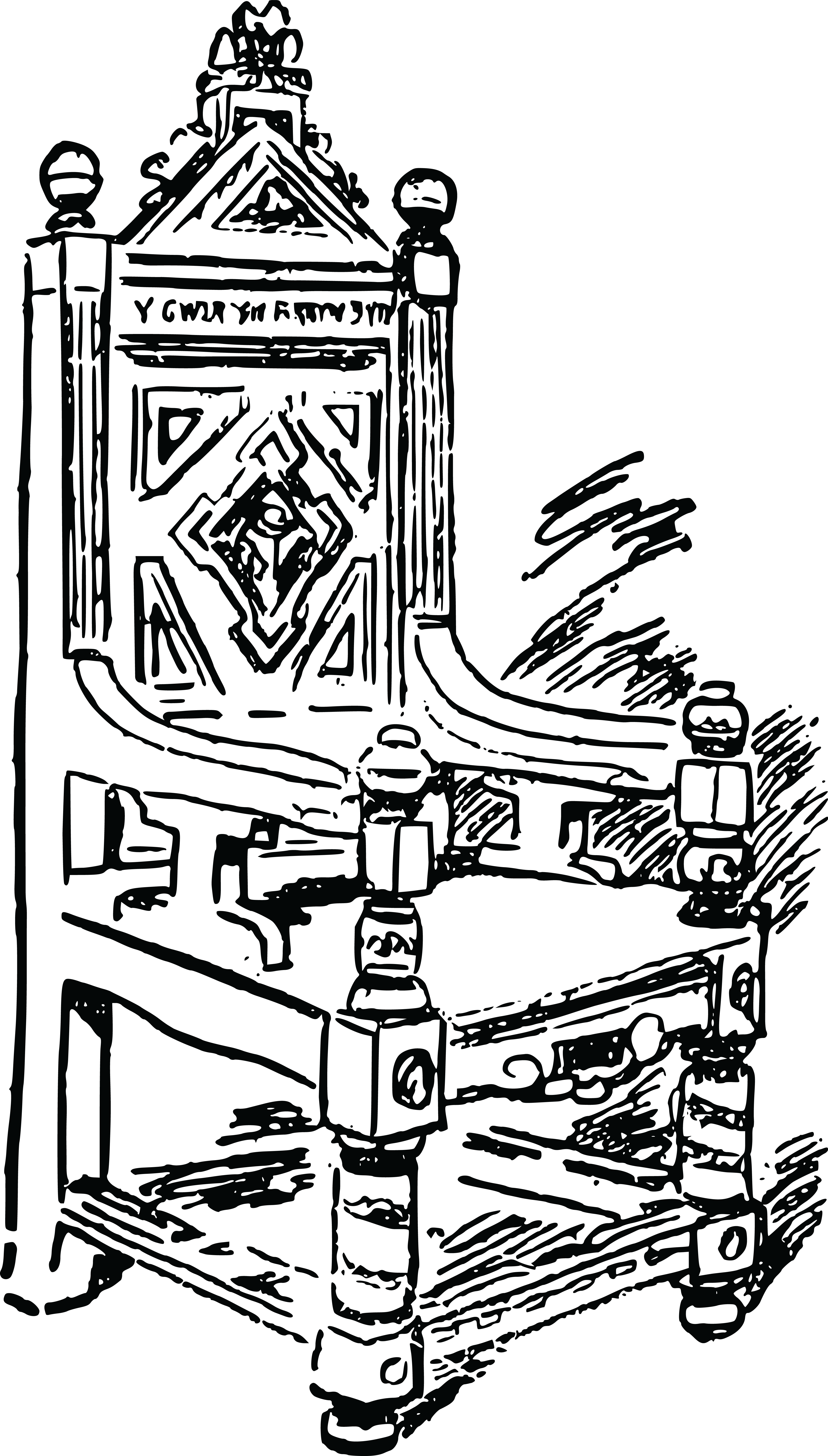 Free Clipart Of A Throne - Clip Art Throne (4000x7032)