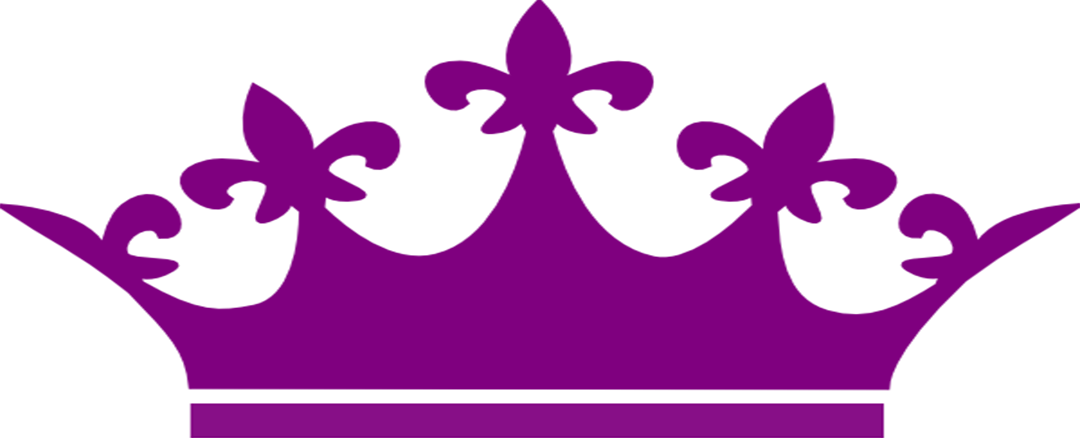 Purple Princess Tiara Clipart Download - Crown For Queen Clip Art (1080x438)