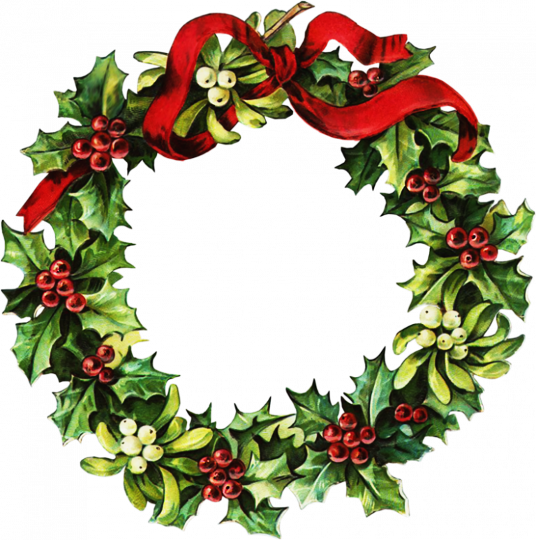 Christmas Wreath Clipart Christmas Wreath Clip Art - Christmas Wallpaper Iphone 6 (768x773)
