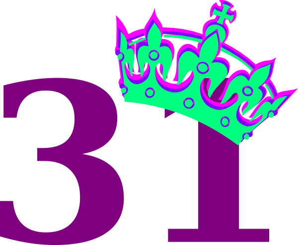 Pink Tilted Tiara And Number 16 Clip Art - Happy 39 Th Bday To Me (600x492)