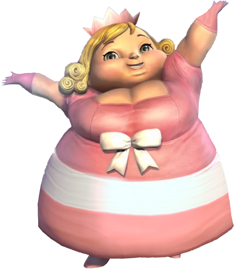 Fat - Fat Princess Playstation All Stars (1000x1000)