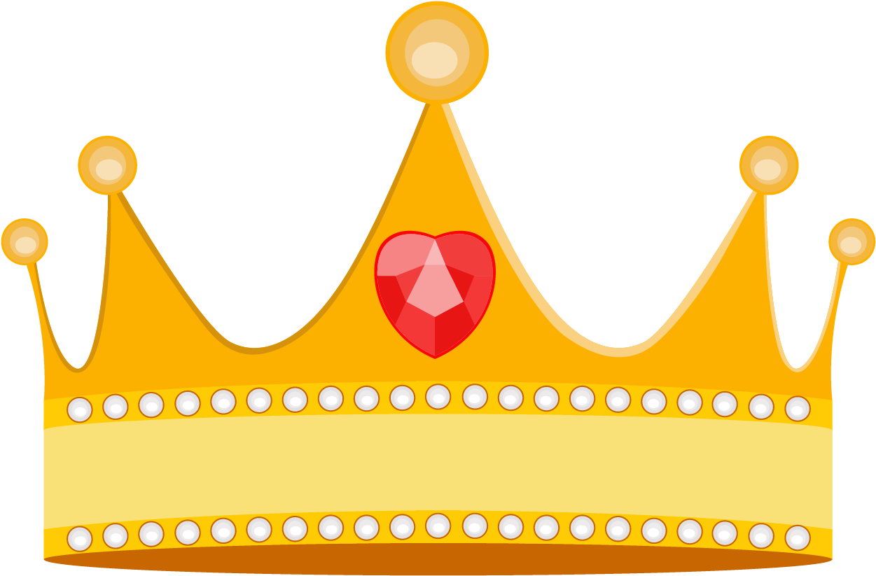 Cartoon Princess Crown Vector Material - Princess Crown Vector Png (1325x1200)