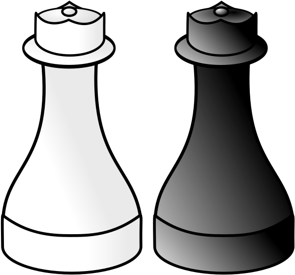 Free Black And White Queens R - Bottle (1280x1192)