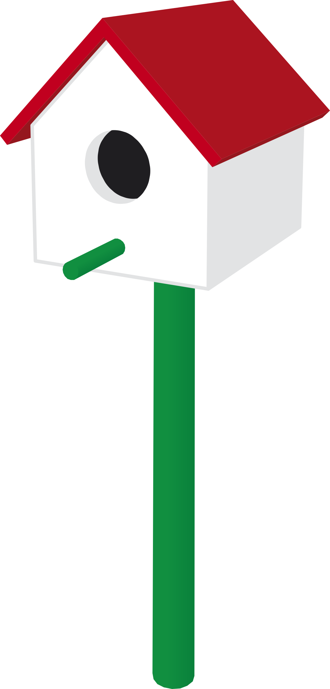 Birdhouse Clipart Hostted - Clipart Birdhouse (1150x2400)
