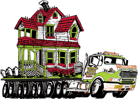Central House Movers - House Mover Clipart (500x354)